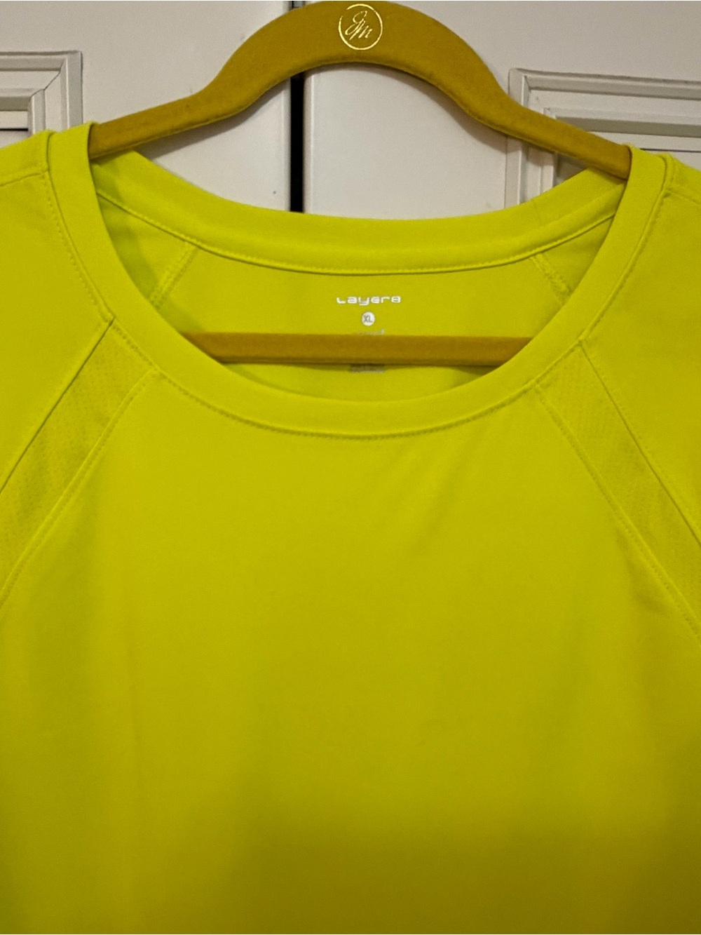 LAYER8 Quick-Dry Poly-Spandex Activewear • Women's Shirt • Lime Green